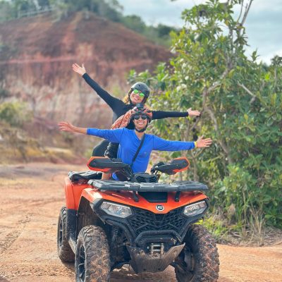 passeio quadriciclo porto seguro bahia rota da aldeia