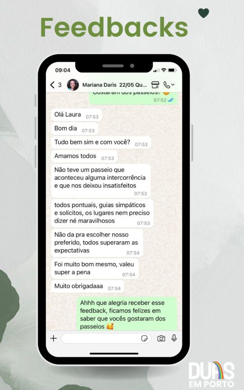 feedback de passeios duas em porto seguro