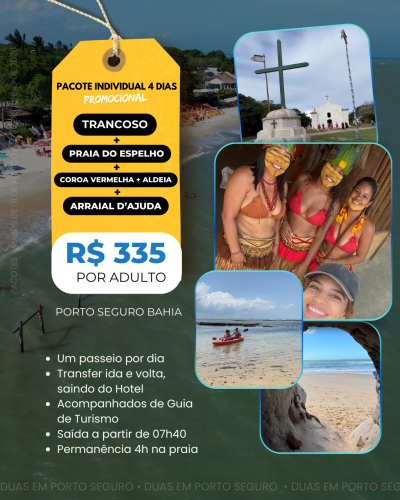 passeios em Porto Seguro desconto 335